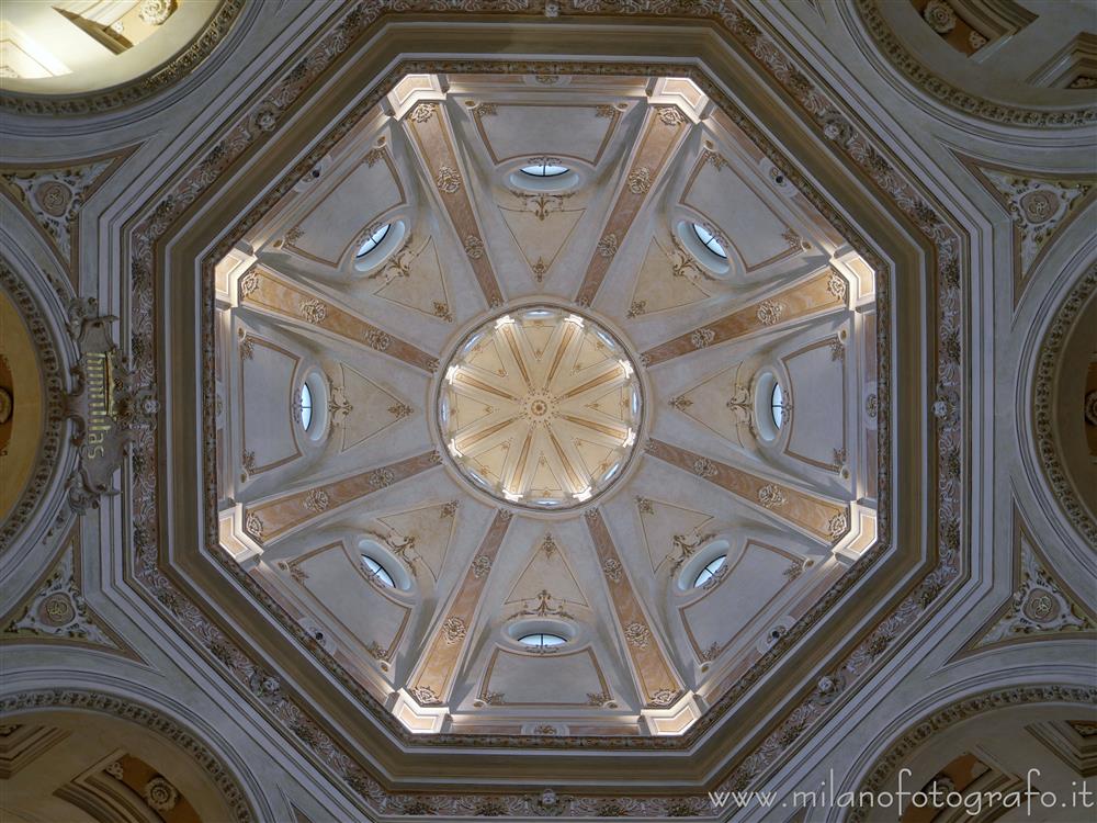 Milan (Italy) - Interior of the dome of the Church of San Carlo at the Lazzaretto